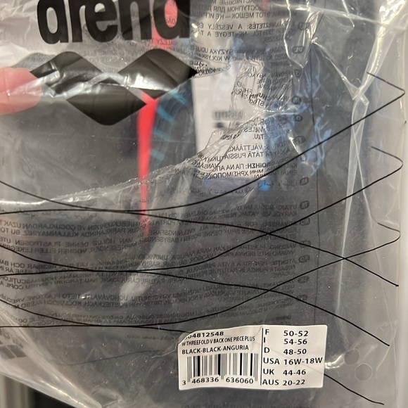 ARENA racerback NWT 16W-18W - Picture 5 of 5